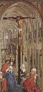 Rogier van der Weyden Crucifixion in a Church (mk08) oil on canvas